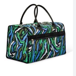 Diane Von Furstenberg Disco Zebra Green Weekender Bag - DVF for Target